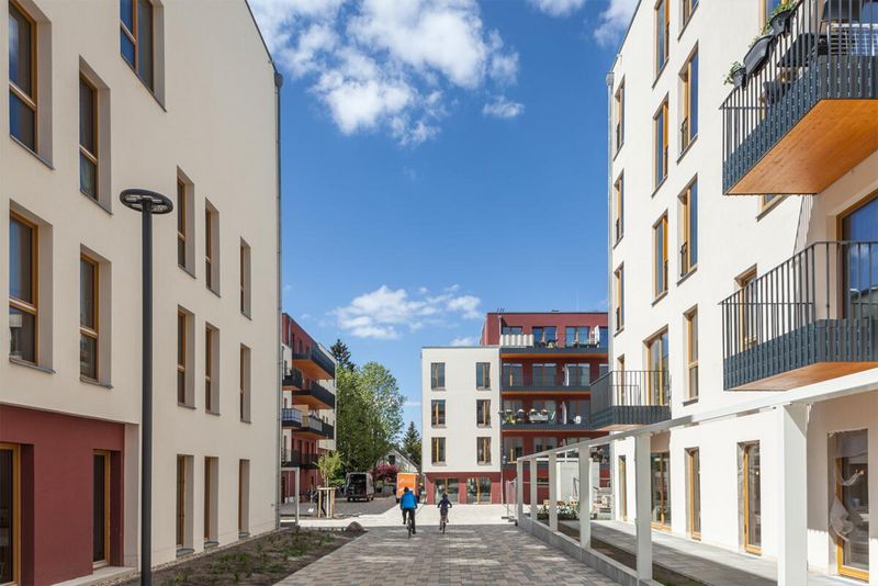 Architektur in Holzbauweise Quartier Weissensee in Berlin Deimel Oelschläger