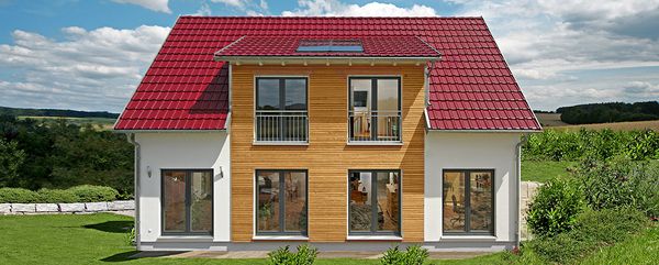 Holzhaus bauen - Holz ist der einzige CO2-Speicher unter den Baustoffen. Foto: Keitel Haus
