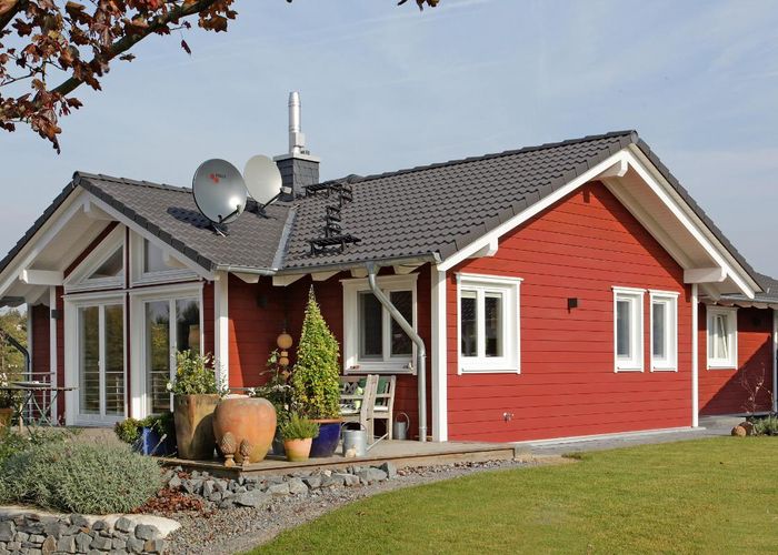 Schwedenhaus-Bungalow Vogelkirsche, Stommel Haus