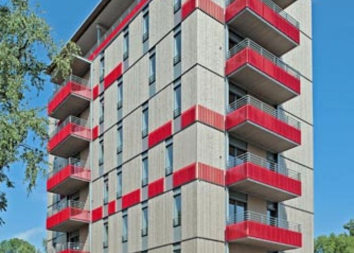 H8 Achtgeschossiges Holzhaus, Huber & Sohn