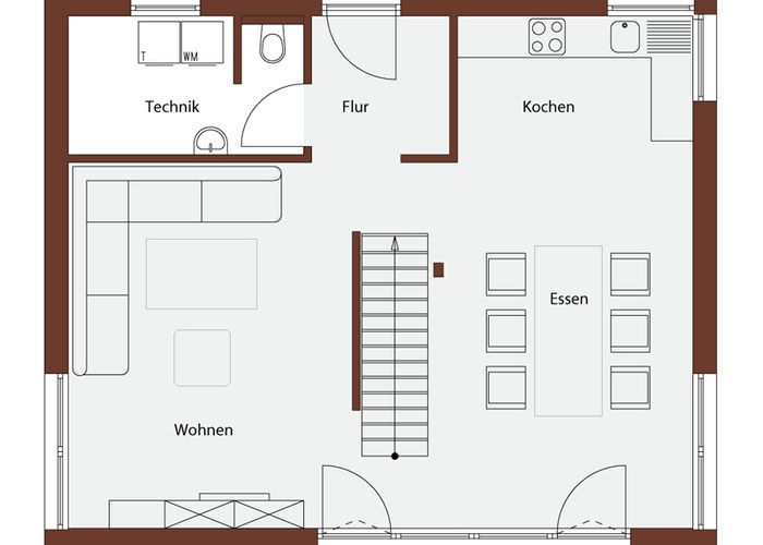 Haus Langenburg, Frammelsberger Holzhaus
