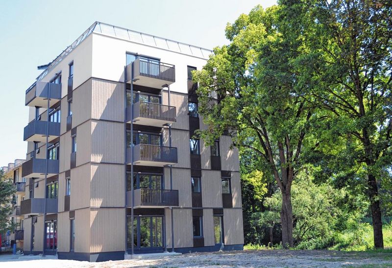 Holz-Hybridhaus „Holz 5“ der Schankula-Architekten Huber & Sohn