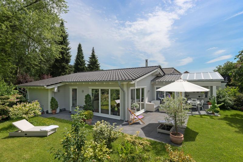 Blockhaus Bungalow An der Sülz Fullwood Wohnblockhaus