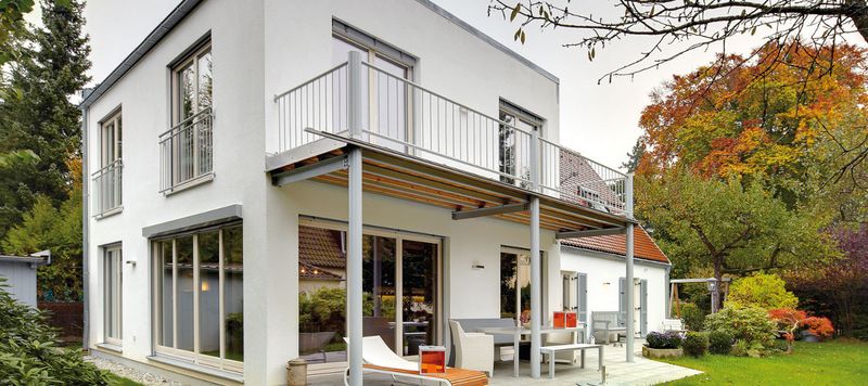 Kubushaus Kundenhaus Mangold Sonnleitner Holzhausbau