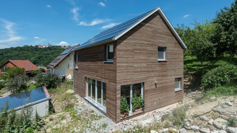 Ökologisches Atelierhaus Haus Langenburg Frammelsberger Holzhaus