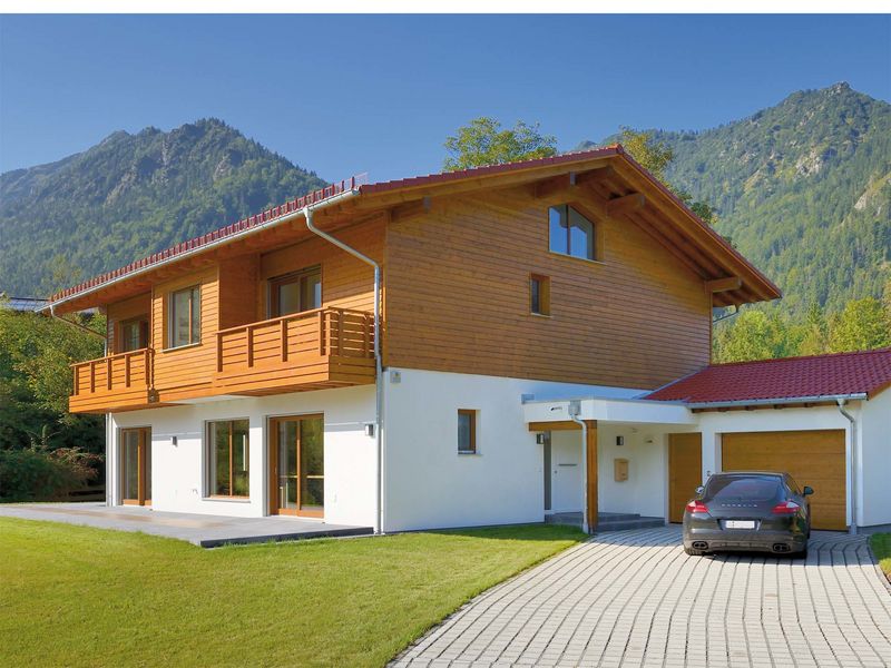 Holzhaus für große Familien Haus Miesbach Keitel Haus