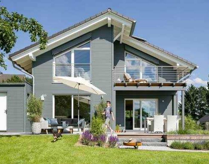 Filigrane Landhaus-Architektur