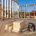 Holzständerbauweise