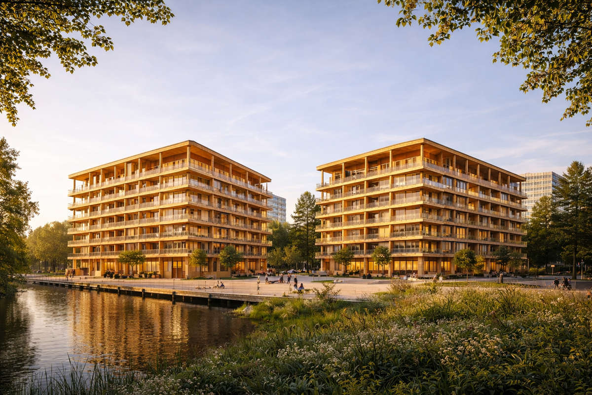 Neuer WoodPoP „Dara Award“ fördert Innovation und Lebensqualität im Holzbau. Bild: KI-generiert