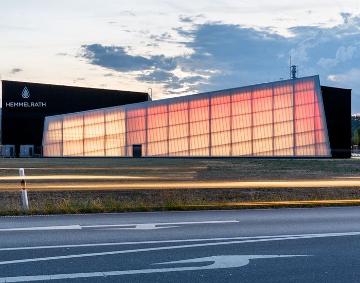 Nachhaltiger Neubau eines Industriegebäudes