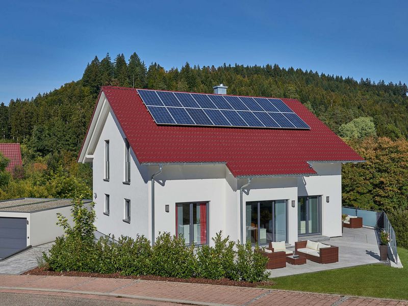 Holzfertighaus für bis zu fünf Personen Haus Schwalbenweg Keitel Haus