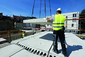DX-Beton-Fertigdecke auch für den Holzbau