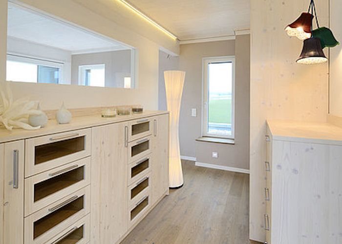 Flachdachhaus KUBOS 1.2000, KAMPA Fertighäuser