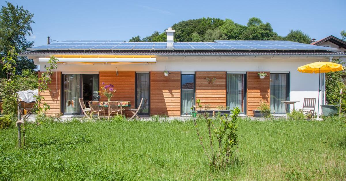 Bungalow Bauen In Holzbauweise Bungalow Beispiele Barrierefrei Bauen Holzbauwelt