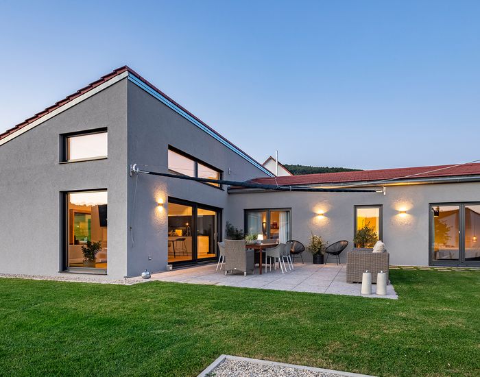 Bungalow Pultdach 150