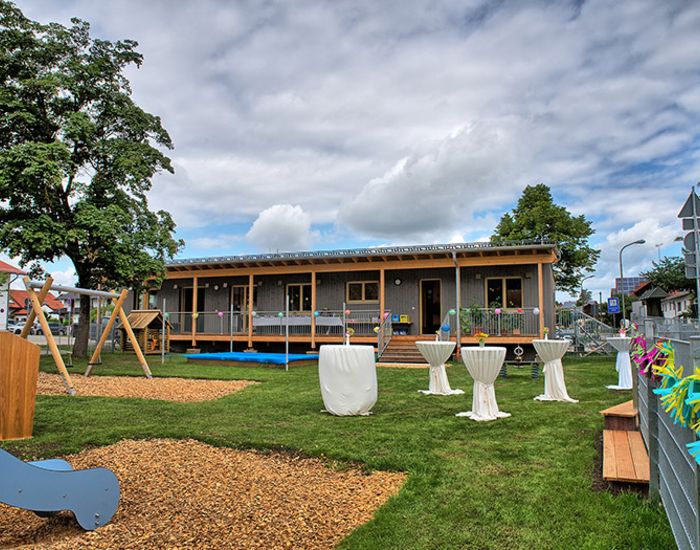 Kindergarten in Holzmodulbauweise