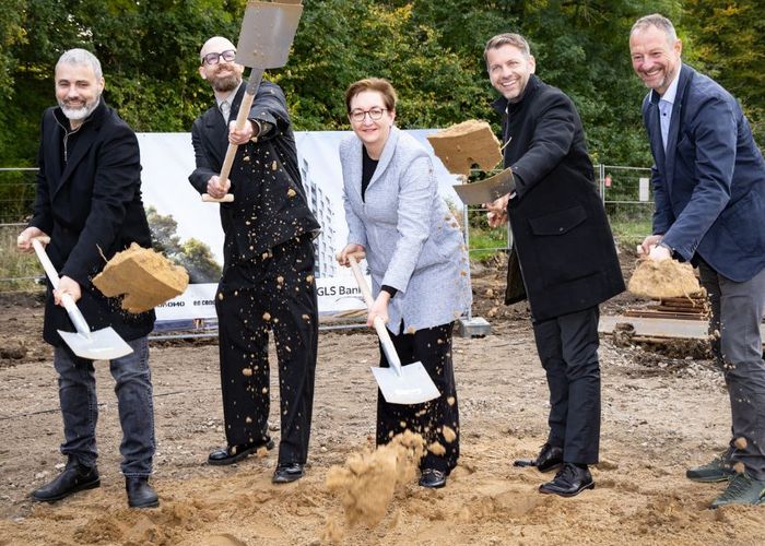Spatenstich für die Woodscraper, Woodscraper - Finanzierung durch GLS Bank, GLS Bank, 