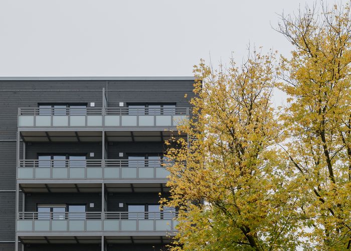 Achtgeschossiger Mietwohnungsbau in Holzhybrid-Bauweise, B&O Bau