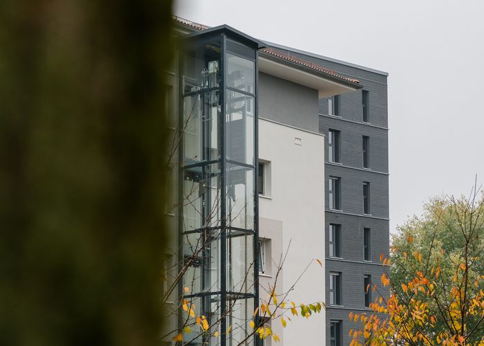 Achtgeschossiger Mietwohnungsbau in Holzhybrid-Bauweise, B&O Bau