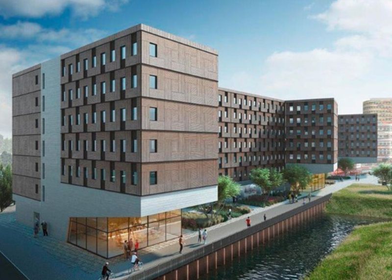  Studentenwohnheim „Woodie“ in Hamburg Kaufmann Bausysteme