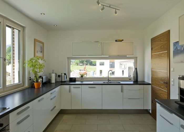 Küche, Haus Bayrisch Gmain, Regnauer Hausbau, Holzfertighaus