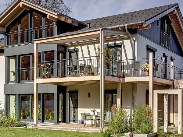 Mehrfamilienhaus bauen aus Holz