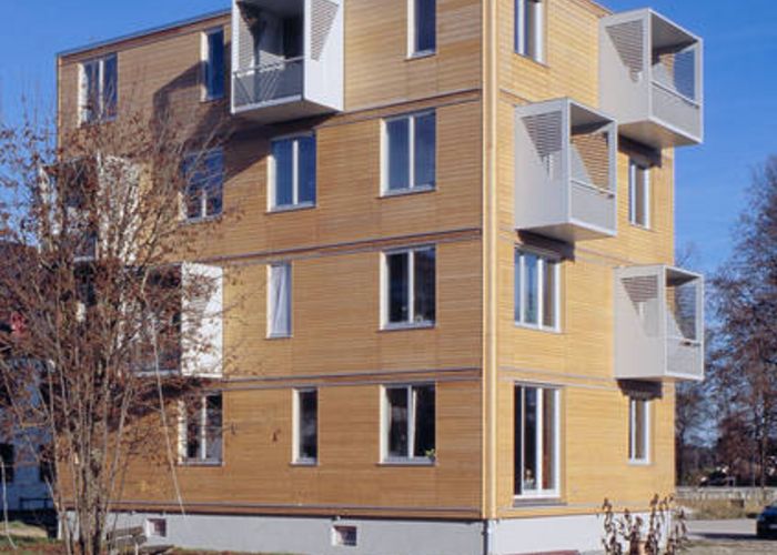 H4 Viergeschossiges Holzhaus, Huber & Sohn
