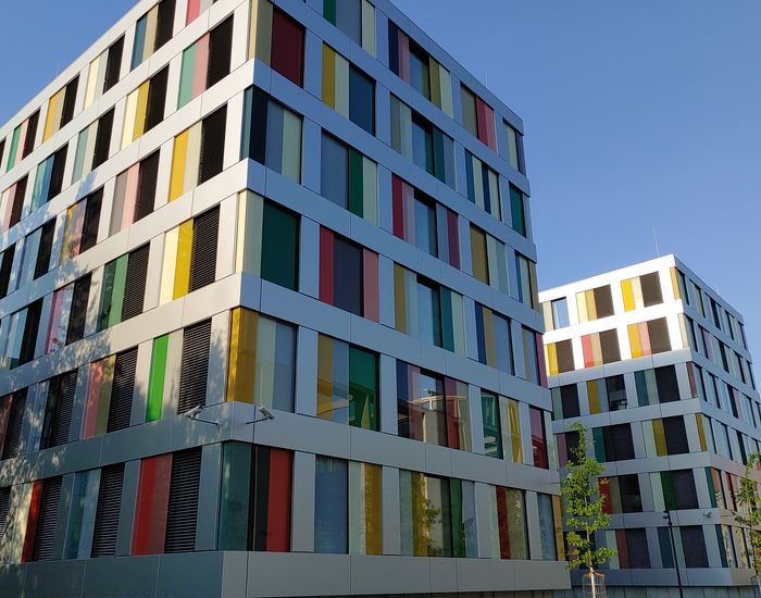 Parlamentsgebäude Luisenblock West in Berlin