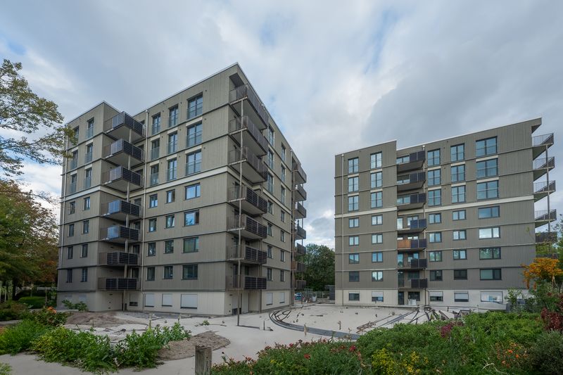  Aufstockung und serielle Fassadensanierung – Allacher Straße München B&O Bau