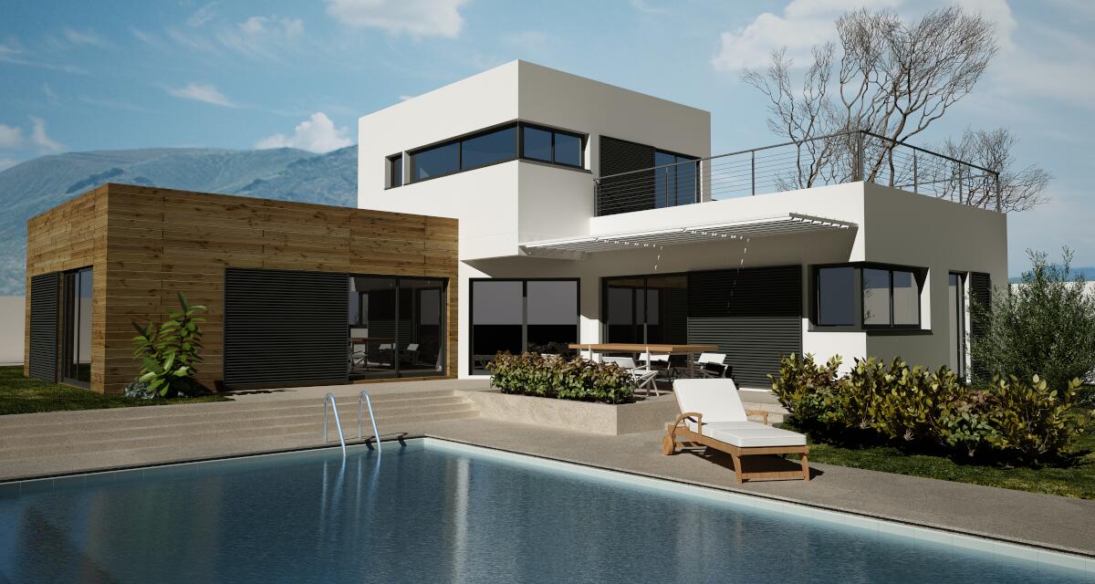 Designhaus, Luxushaus in Holzbauweise bauen. Foto: stock.adobe.com