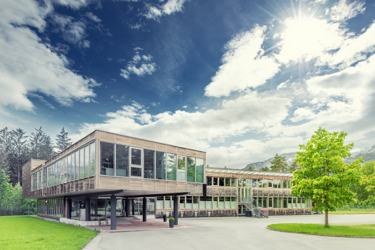 Bürogebäude in Holzbauweise